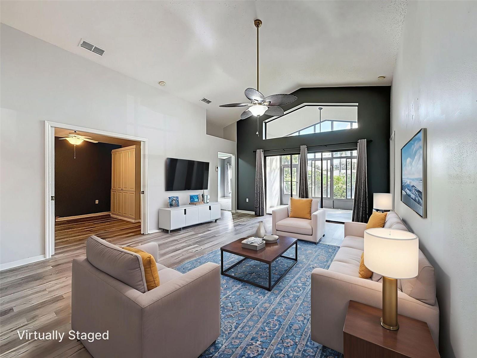 Virtually Staged Great Room