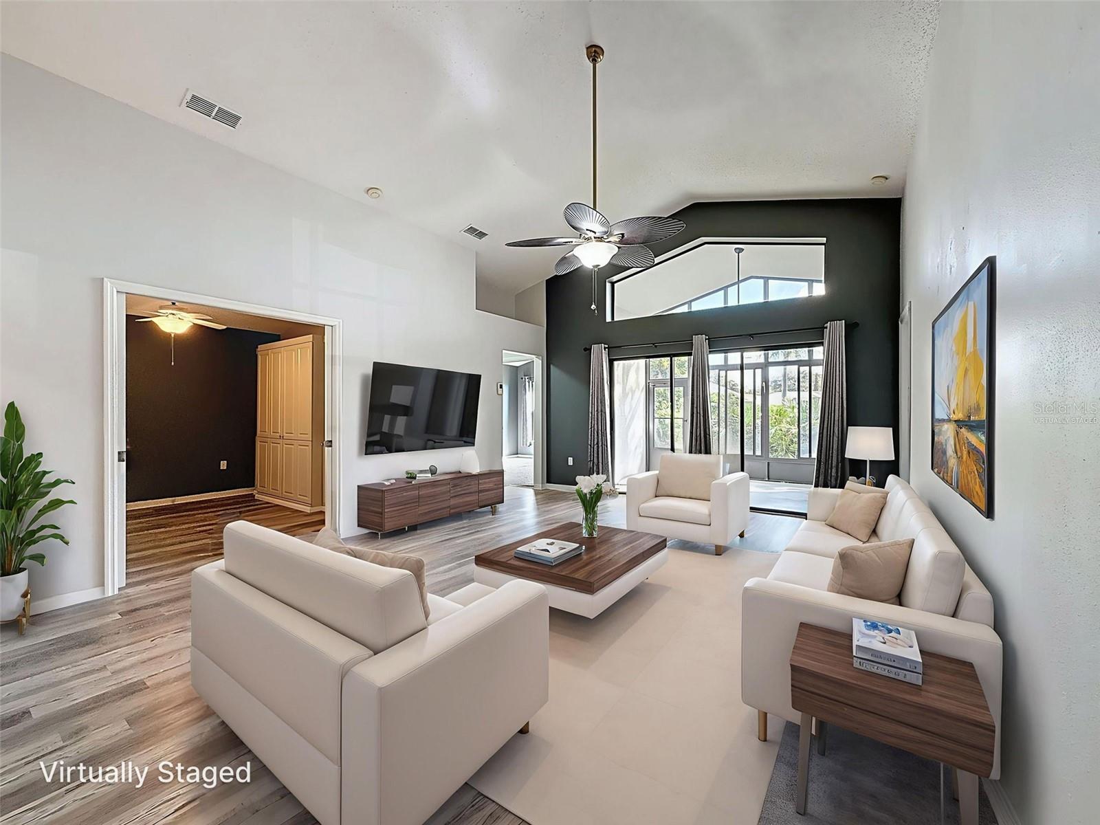 Virtually Staged Great Room