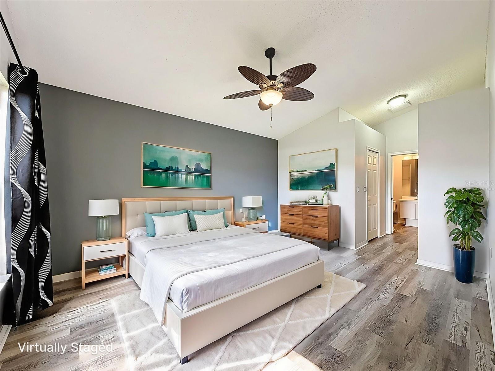 Primary Bedroom - Virtually Staged
