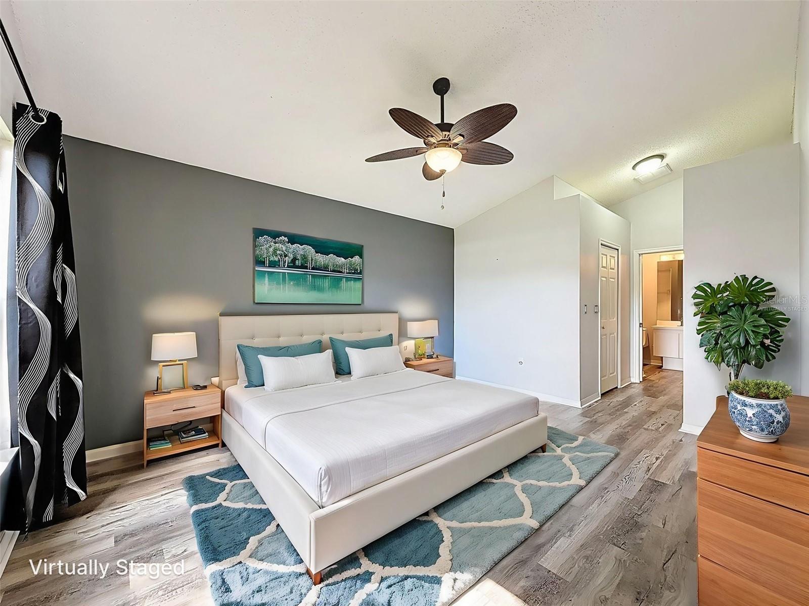 Primary Bedroom - Virtually Staged