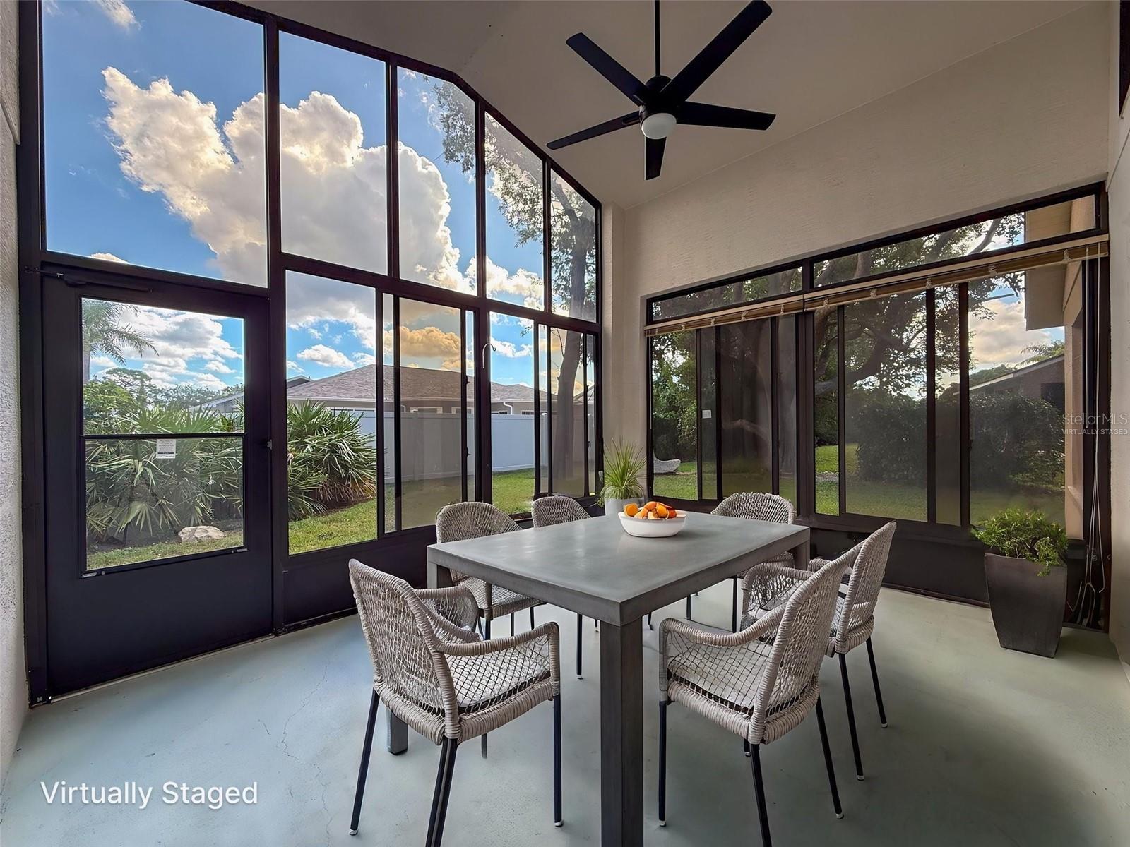Virtually Staged Lanai