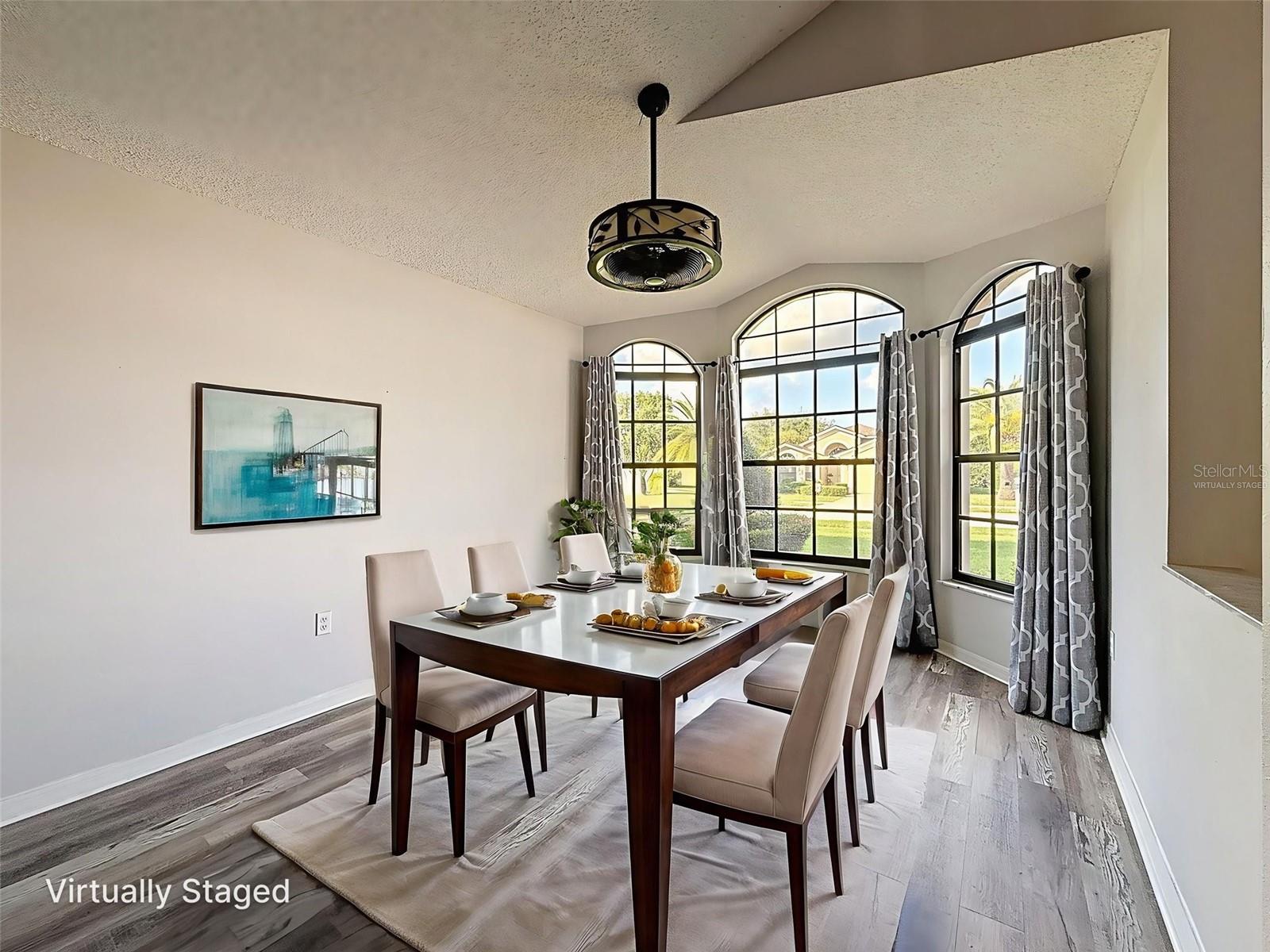Virtually Staged Dining Room