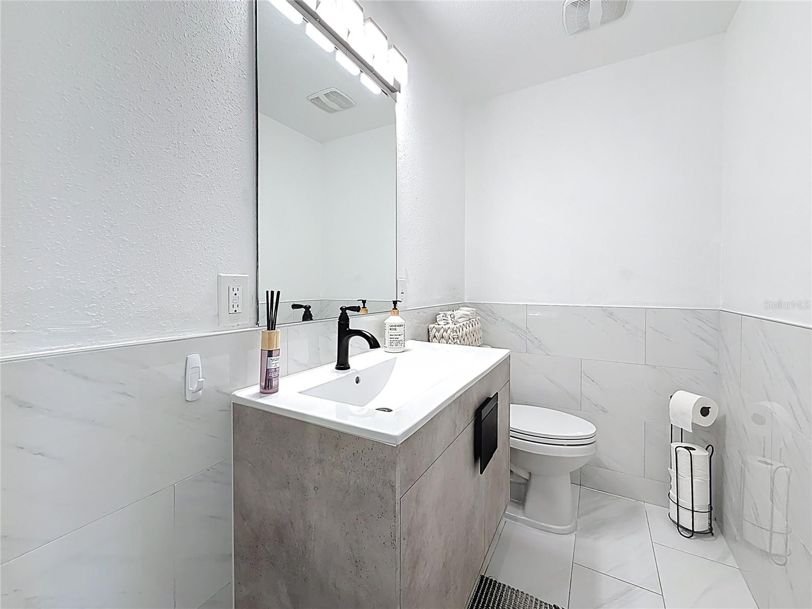 1st floor powder room