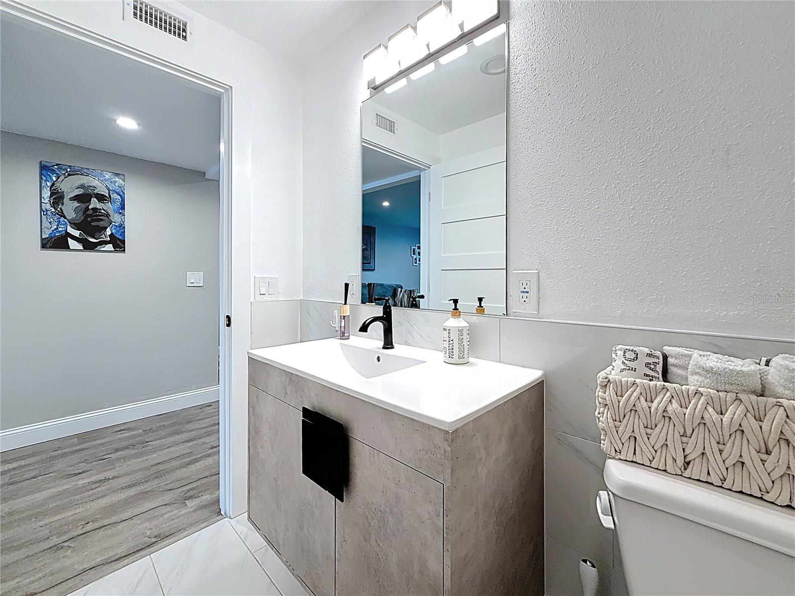 1st floor powder room