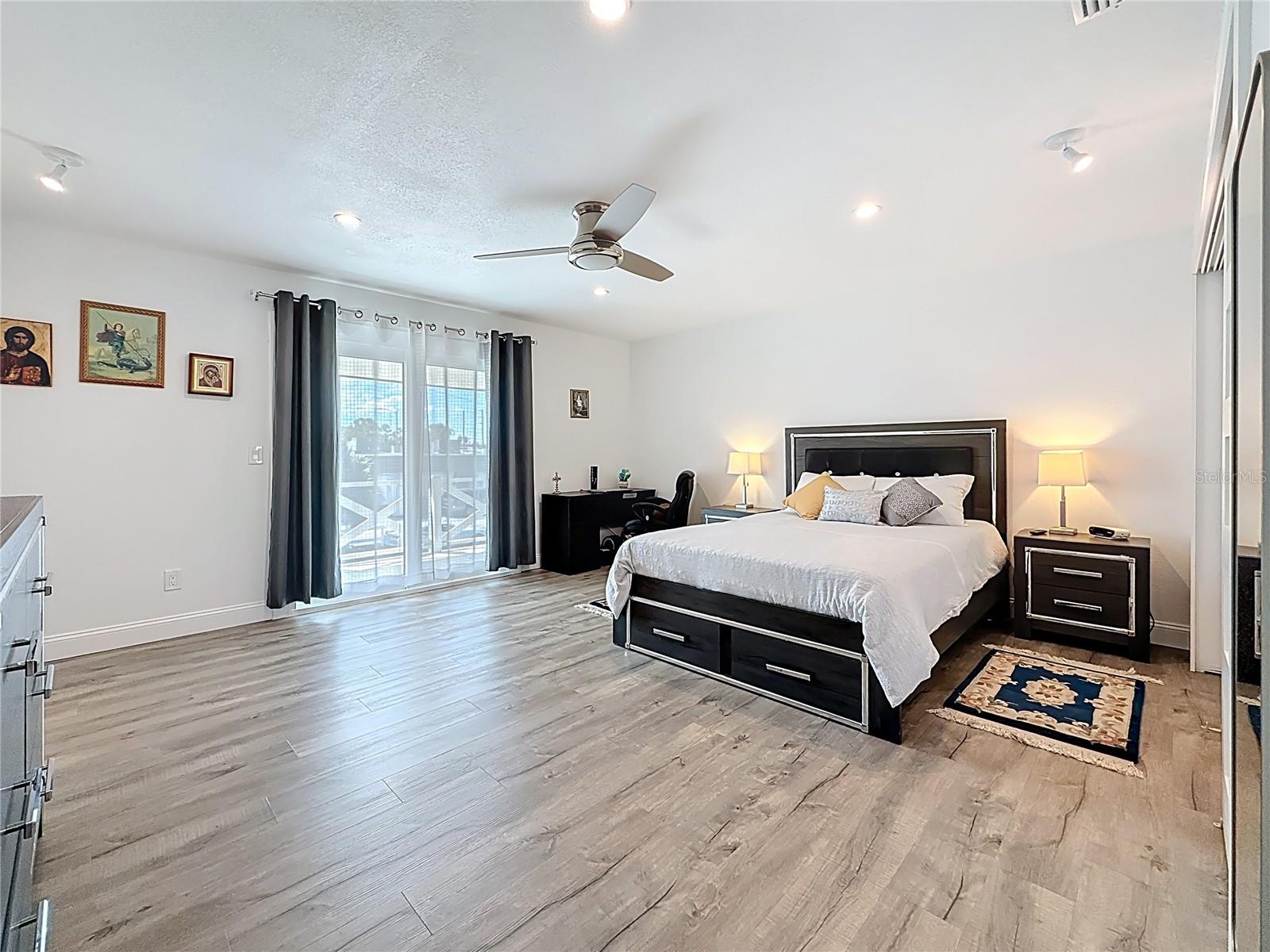 Bedroom #2 with private balcony