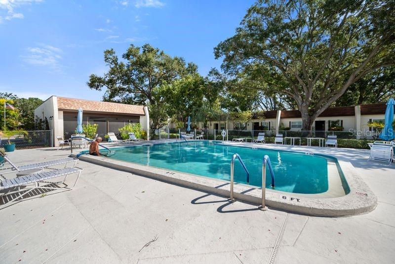 Own pool across the street