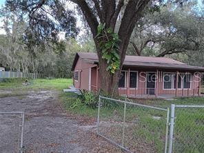 fenced yard