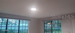 energy saving light in dining room