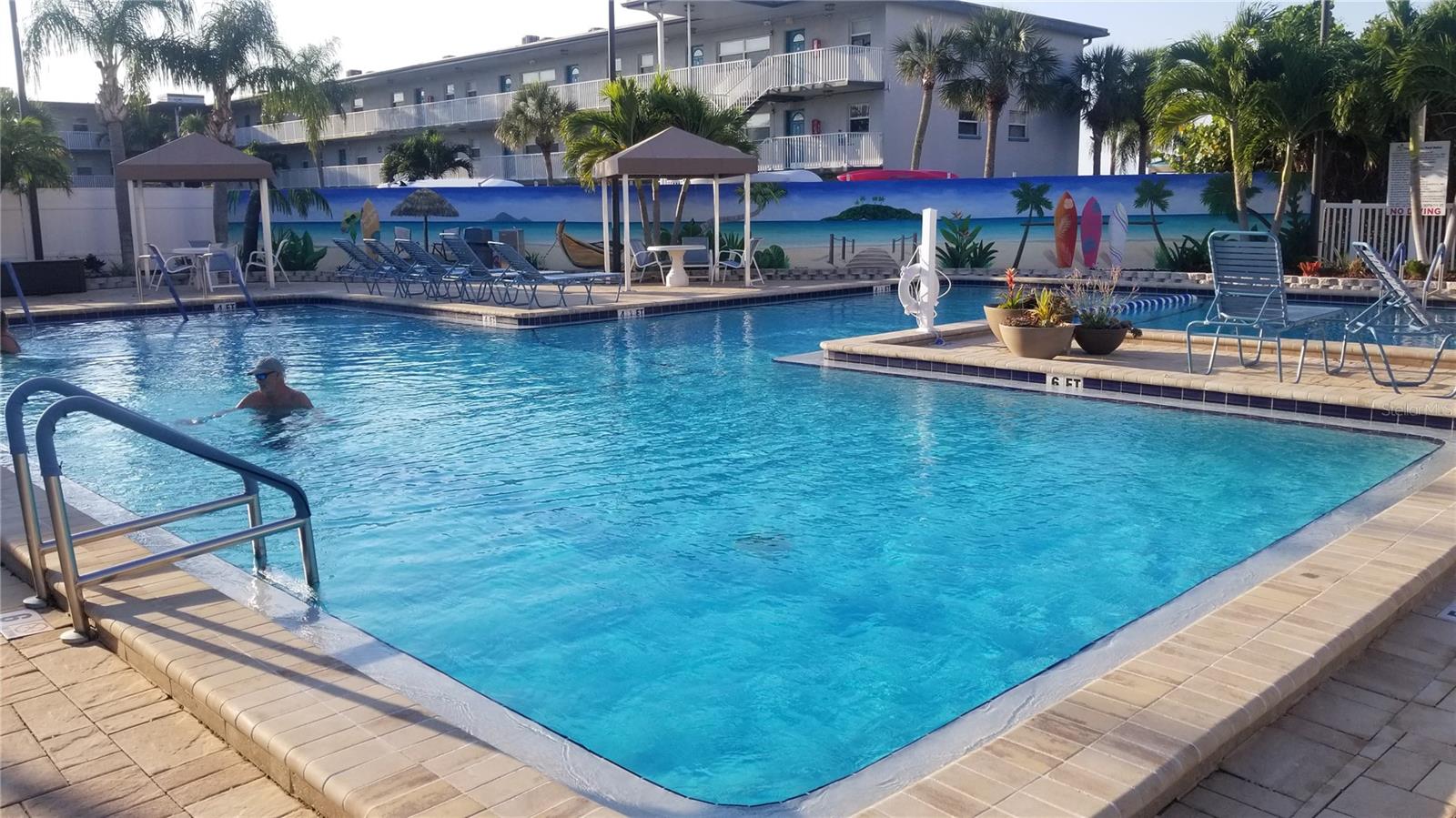Largest of 4 heated pools outside clubhouse