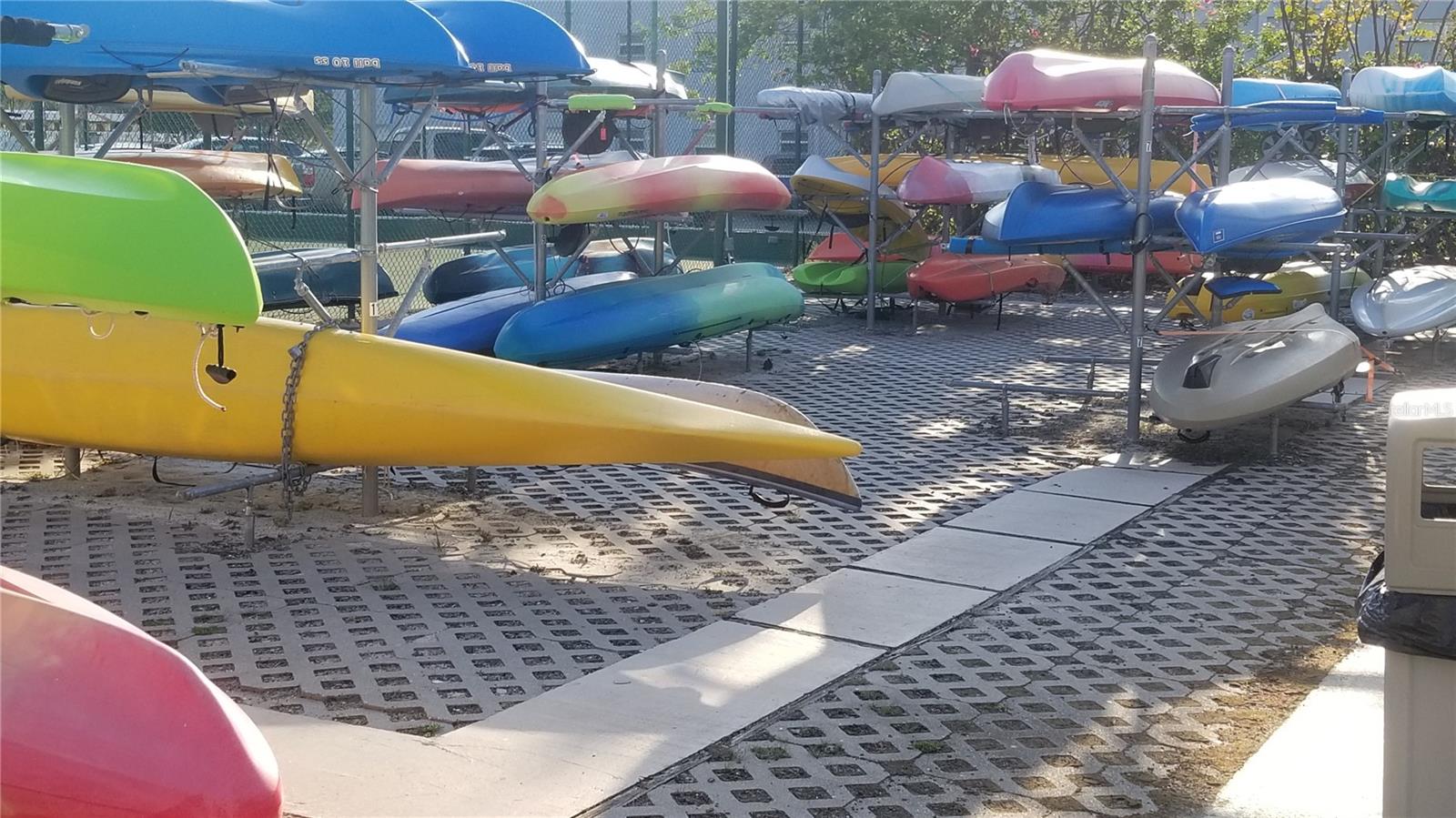 Kayak and Paddle Board storage