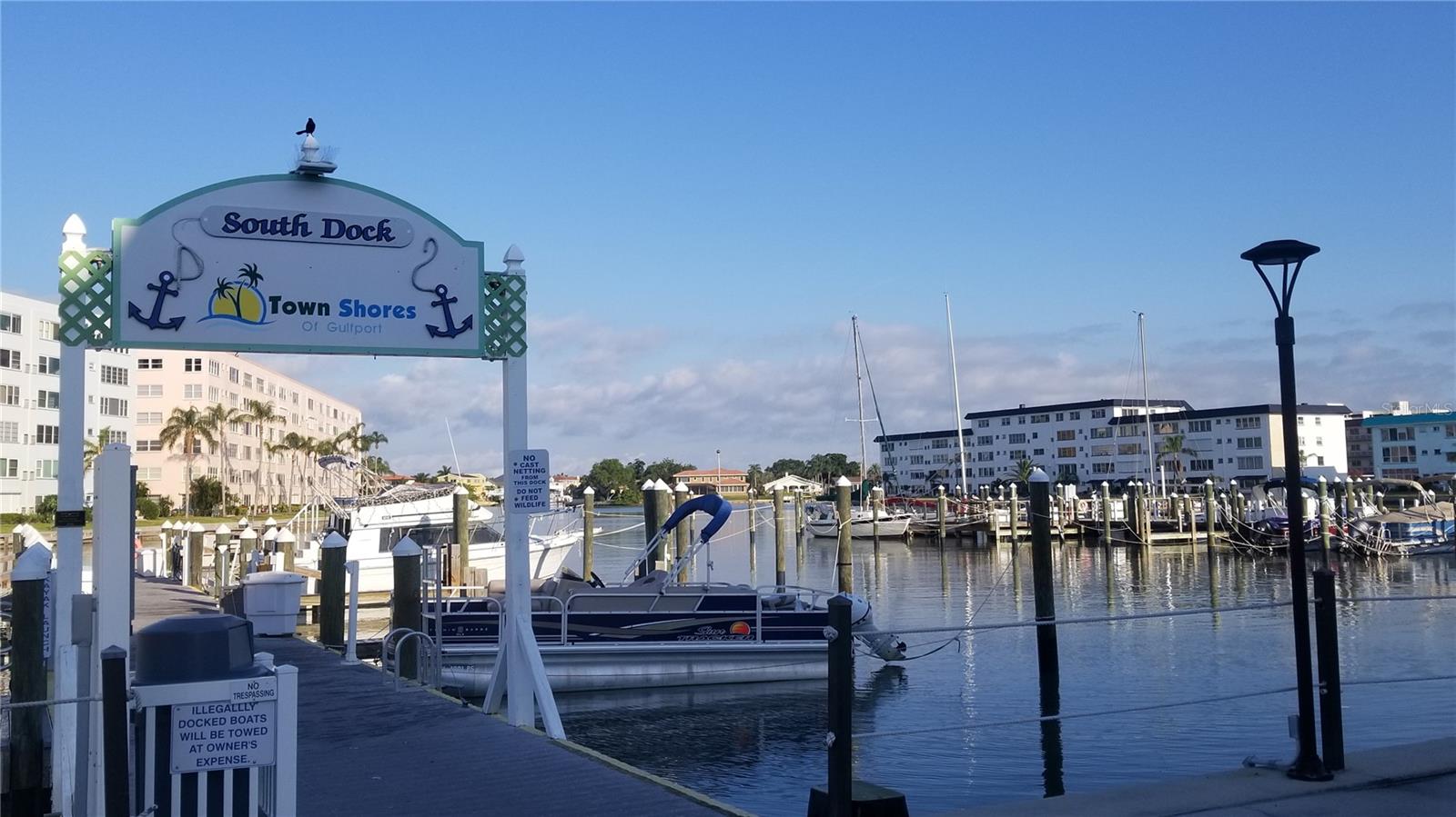 One of two on site Marinas