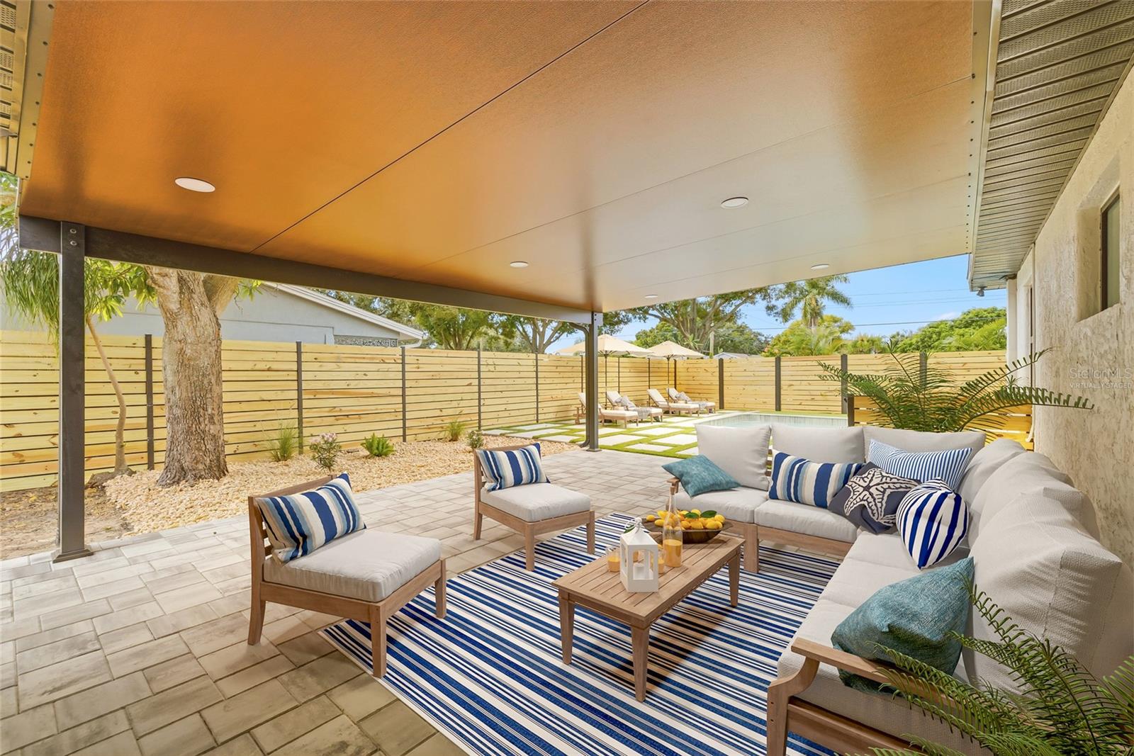 This photo is virtually staged