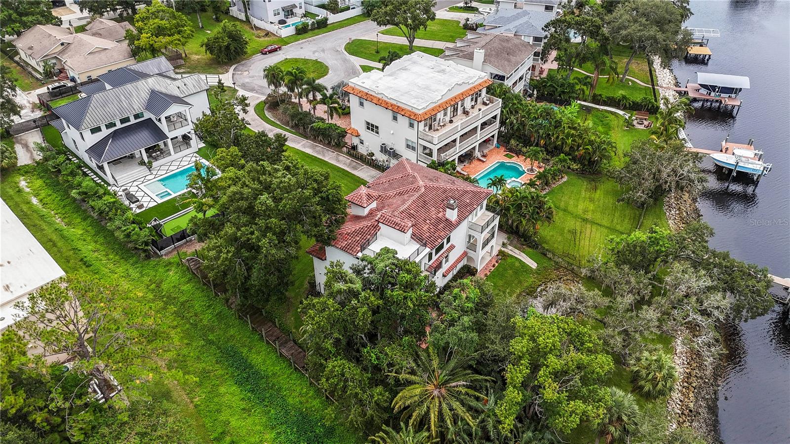 Ariel View of The subject Home