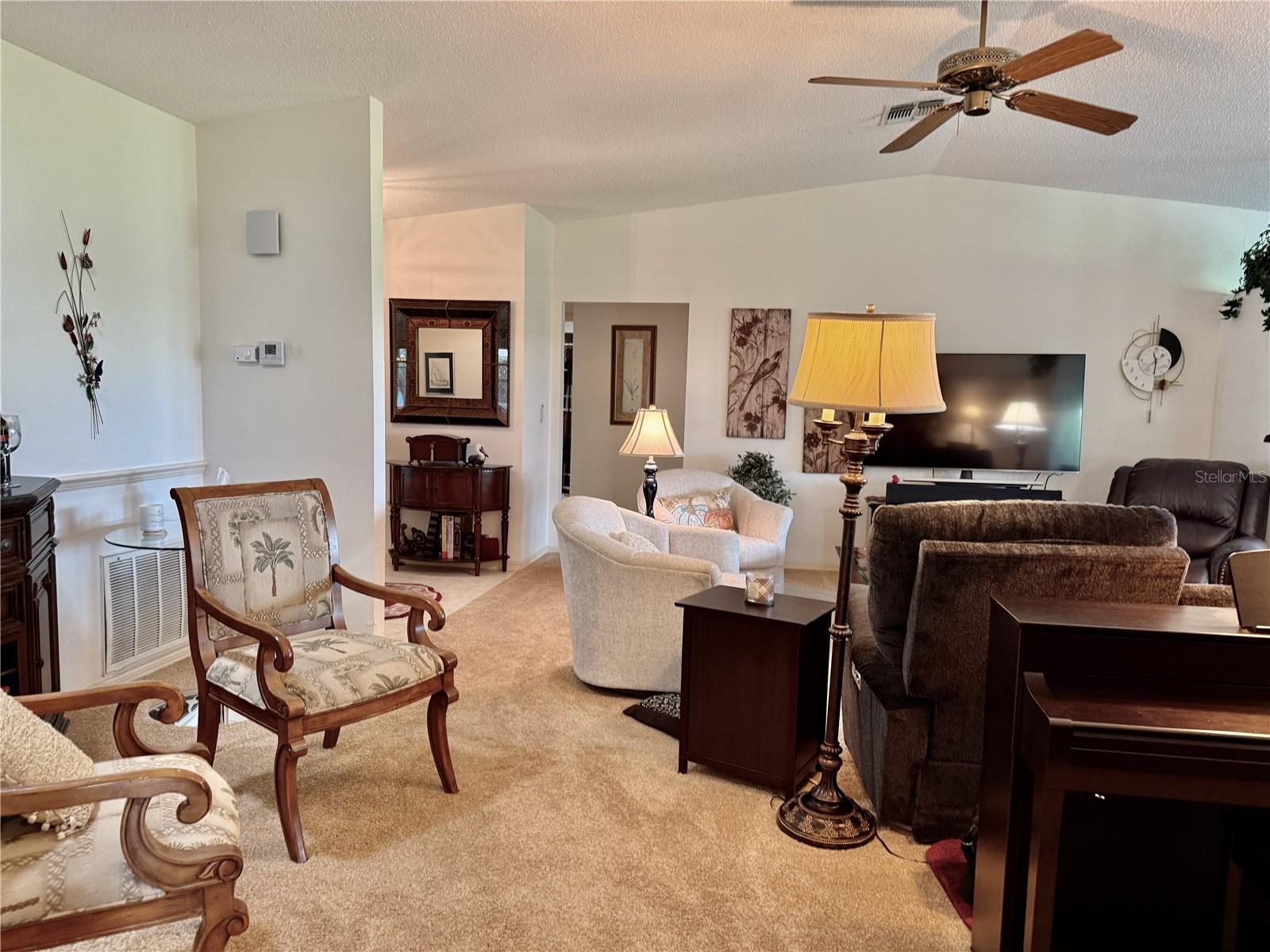 Living/dining area but is now used as a large living area.