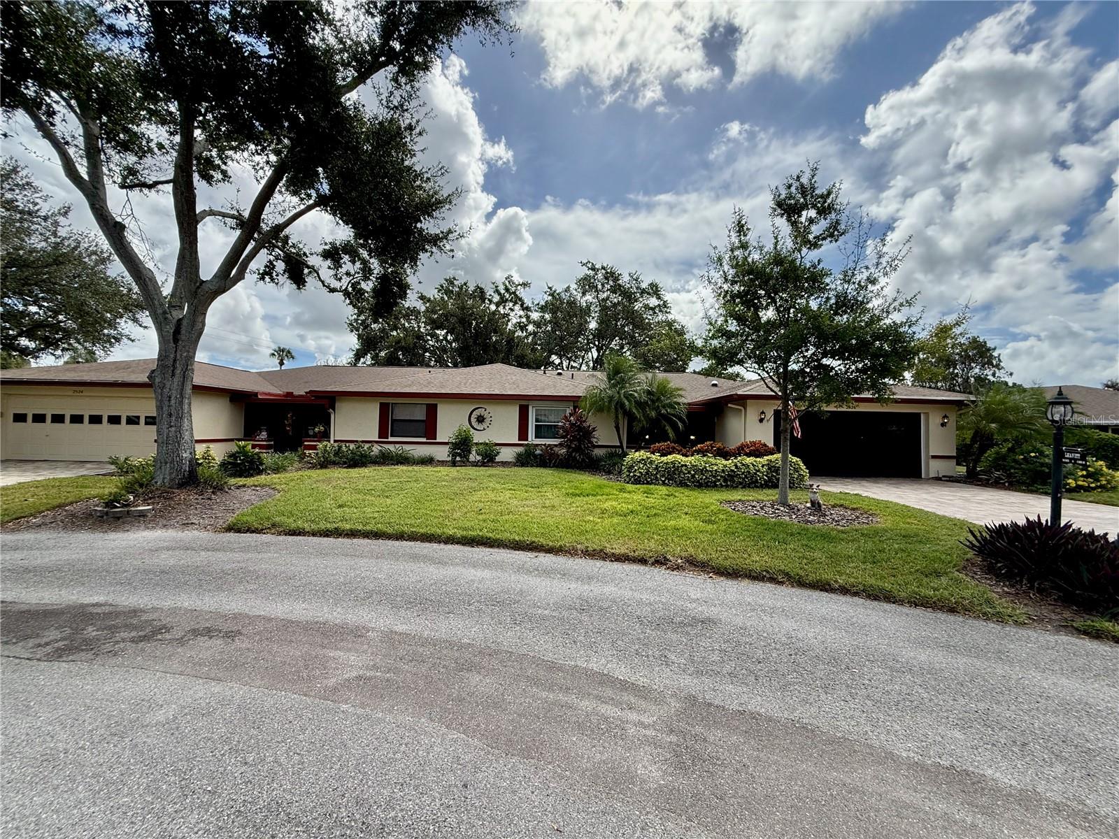 Front of property - wide angle view