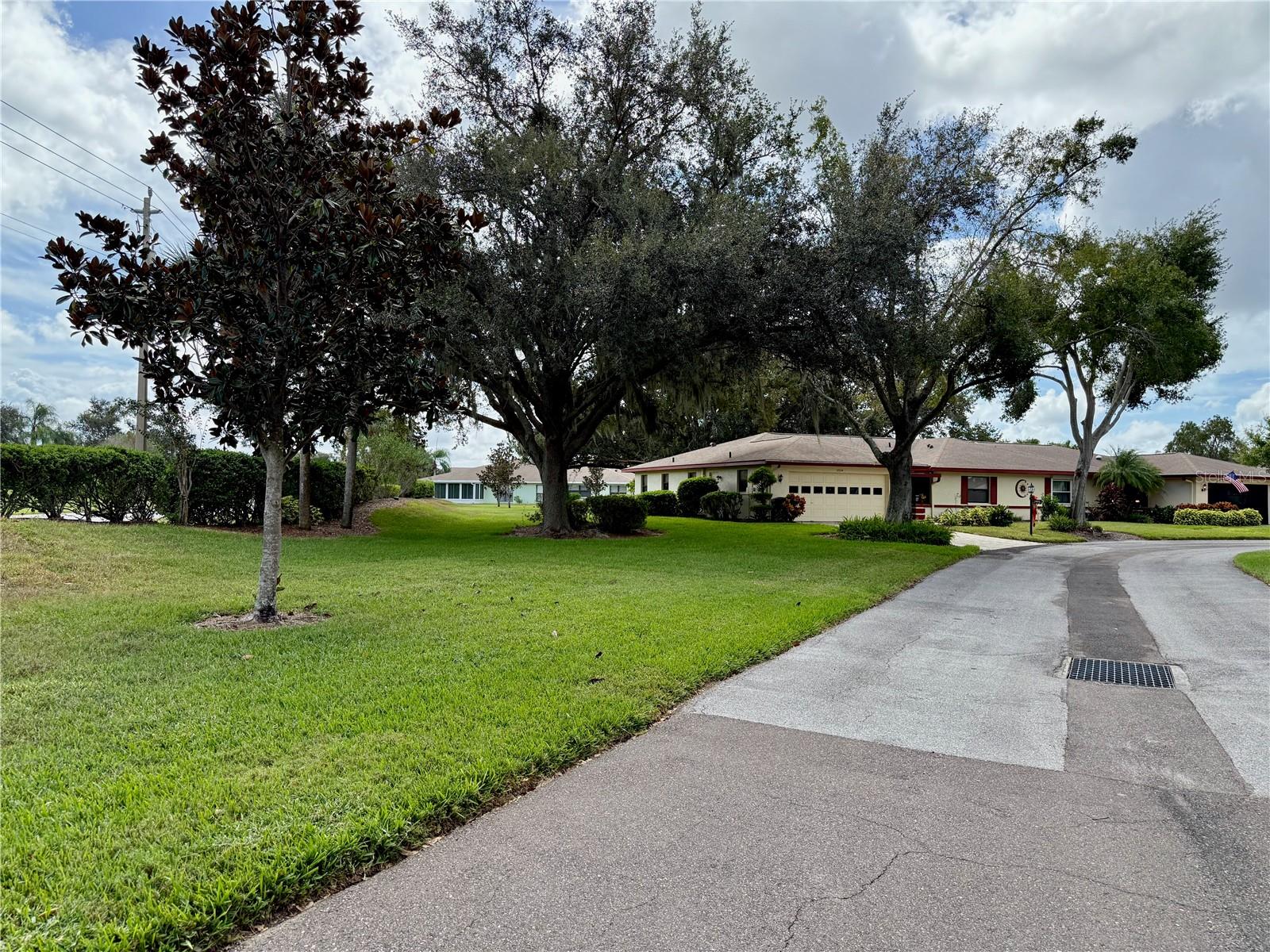 This property has ample green space on each side and in the back.