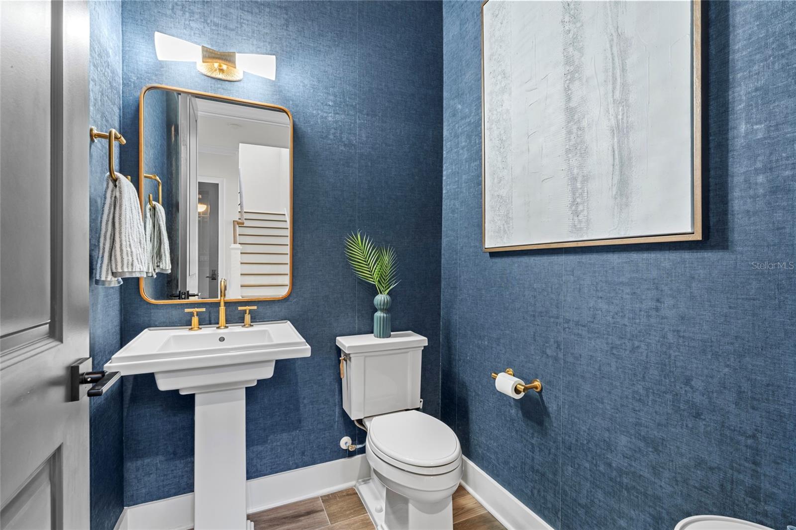 Downstairs half bathroom