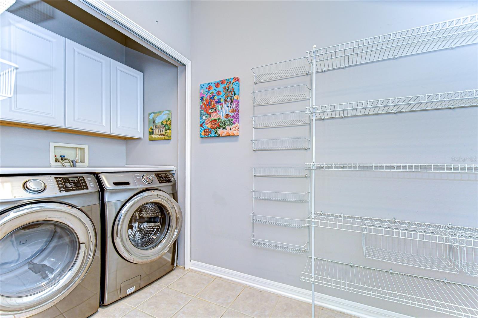 Generous pantry/utility room