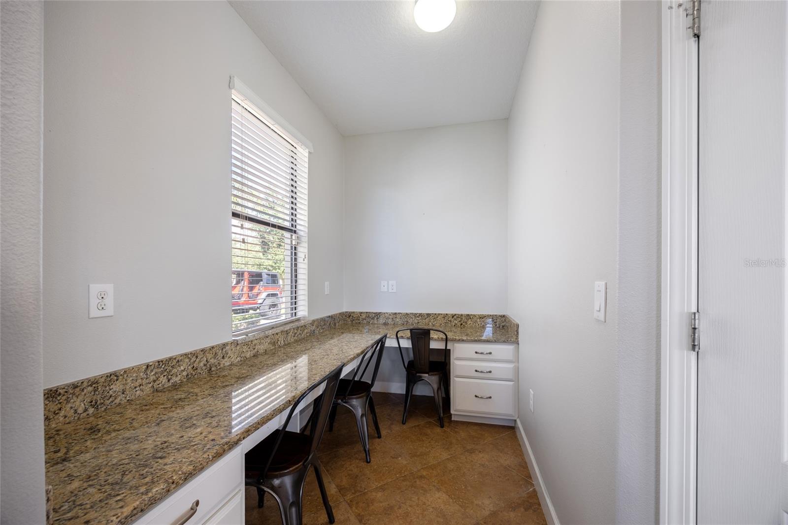 Home Office/Organization Nook off Kitchen