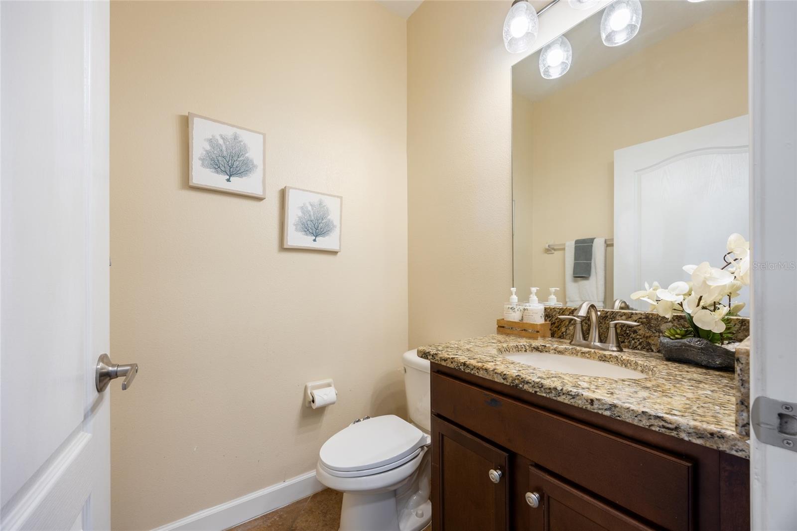 Half Bath on first level