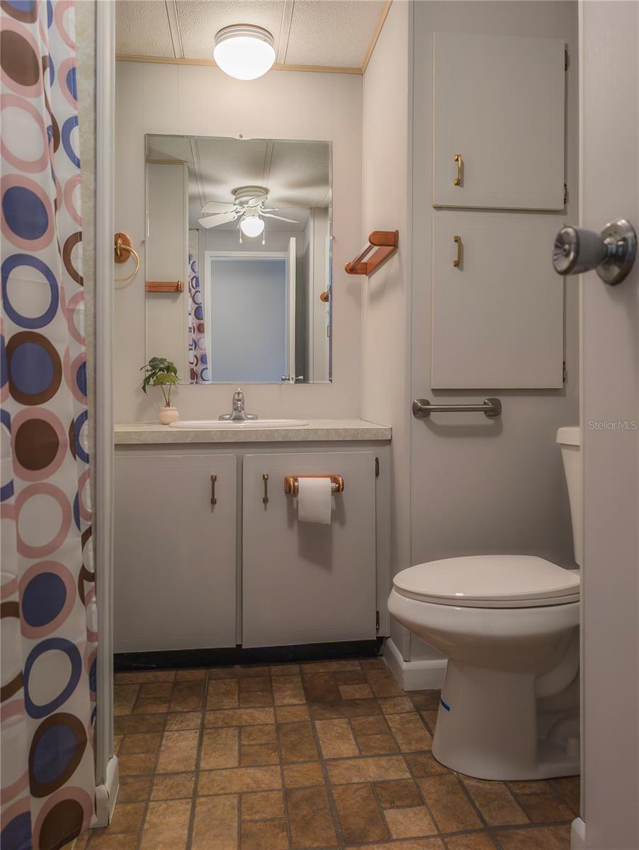 New toilets, freshly painted