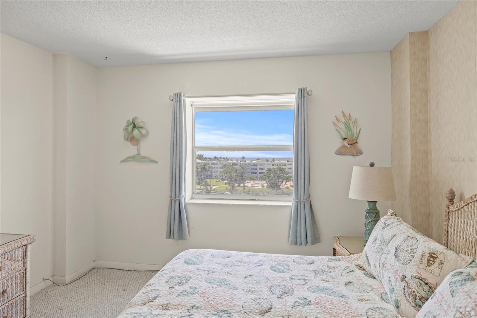 Gulf view from Primary Bedroom.