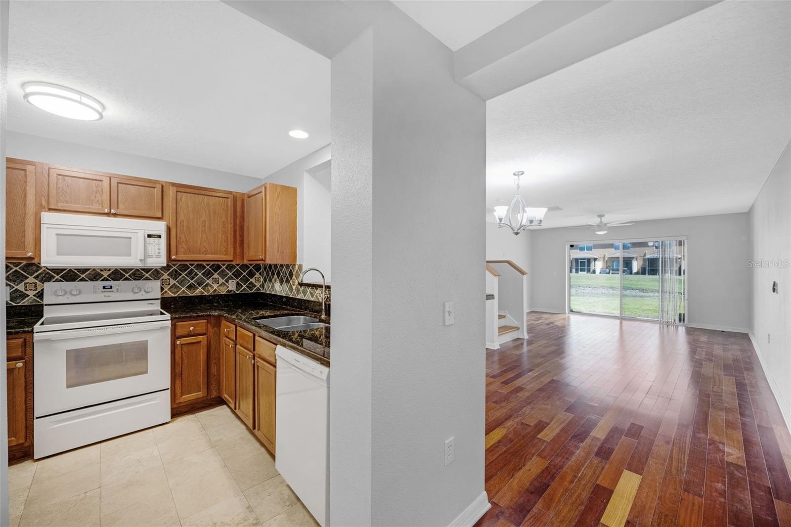 Kitchen & Living Room