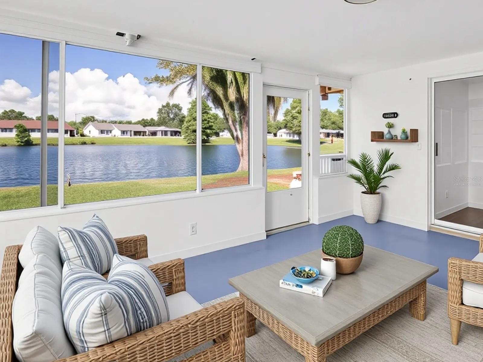 Lanai virtually staged