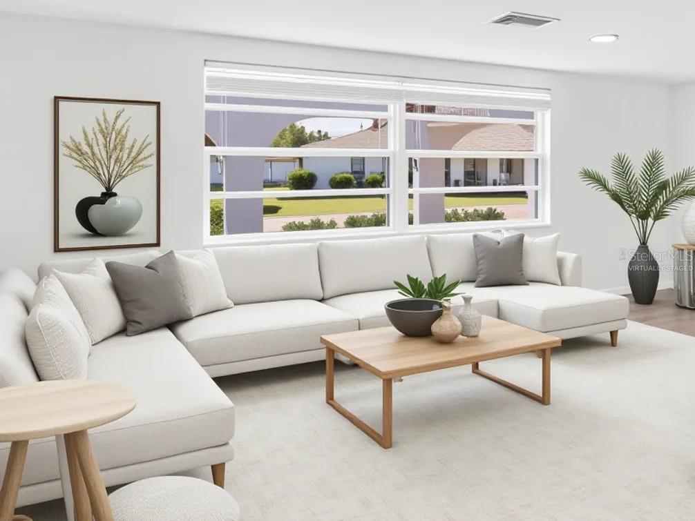 Living Room Virtually Staged