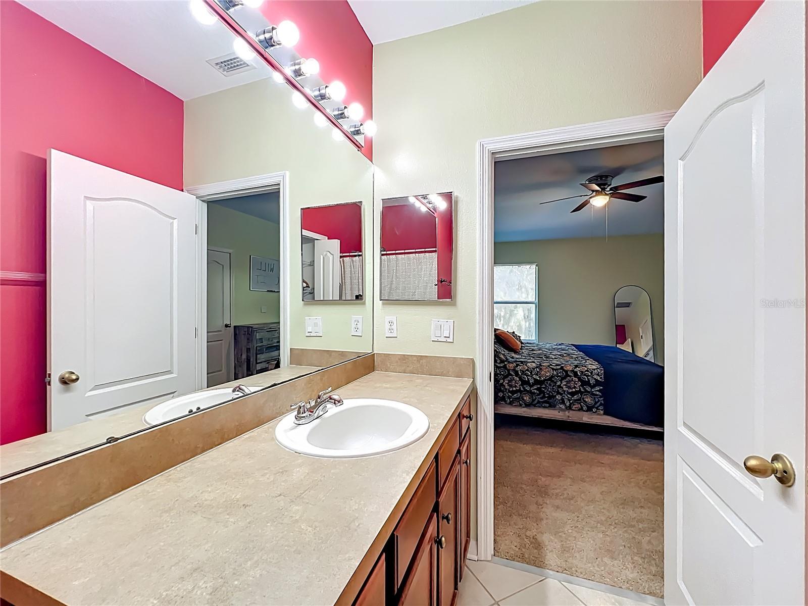 Bath  1 large countertop