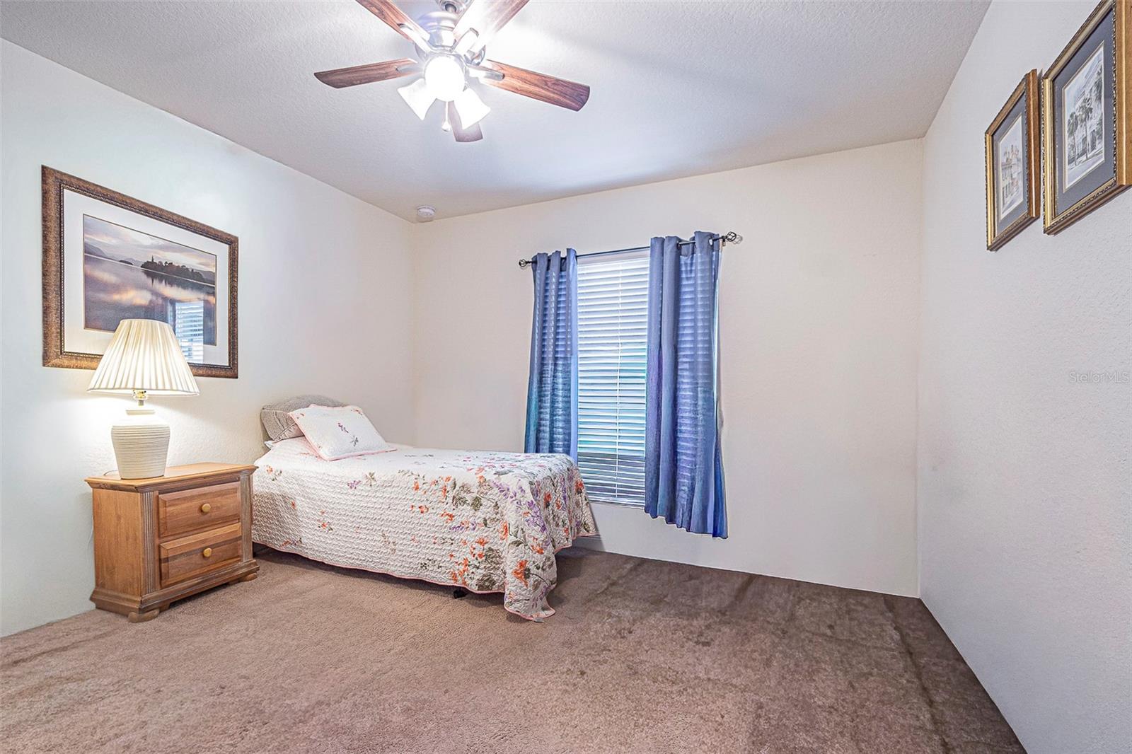 PRimary bedroom on opposite side of home