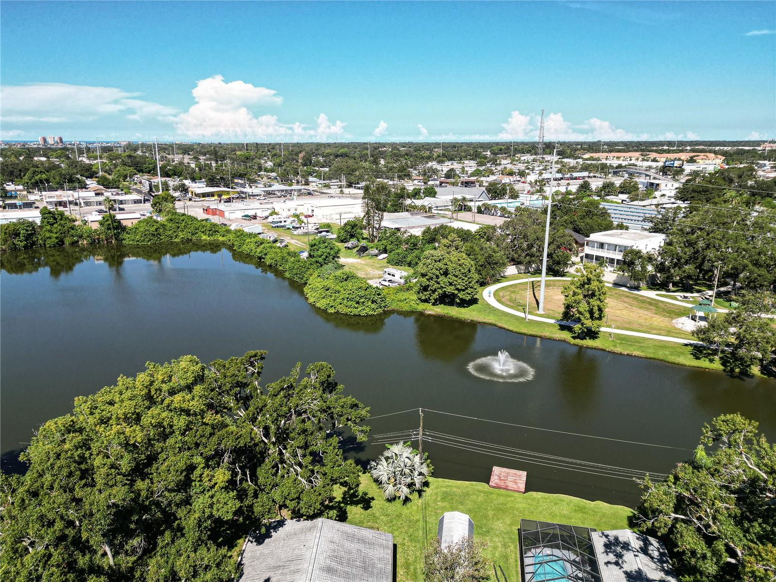 Country lakeside living in the city.