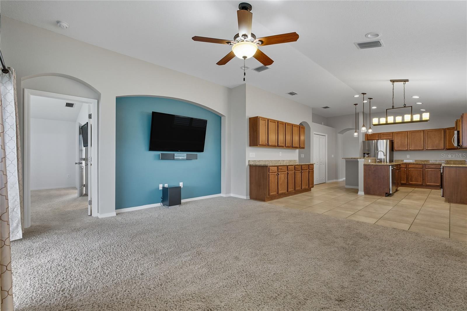 Living Room & Entry to Primary