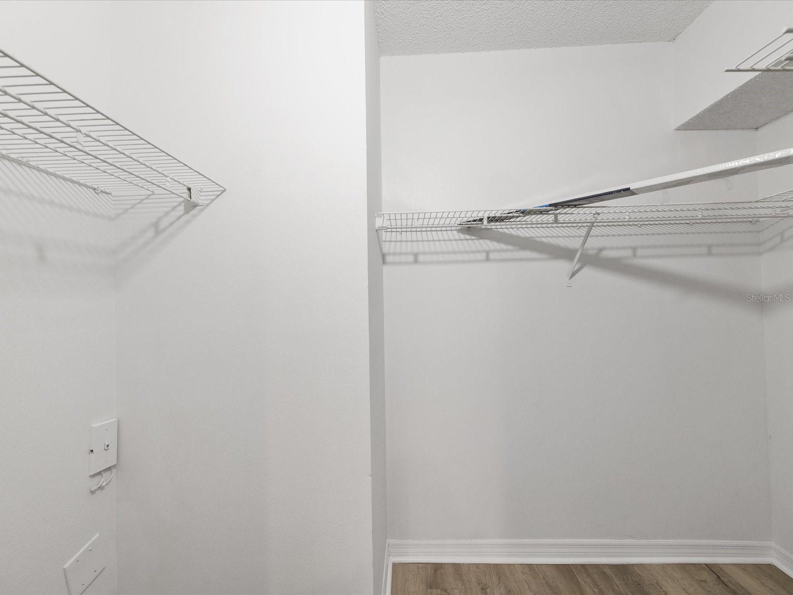 Walk In Closet in Master Suite