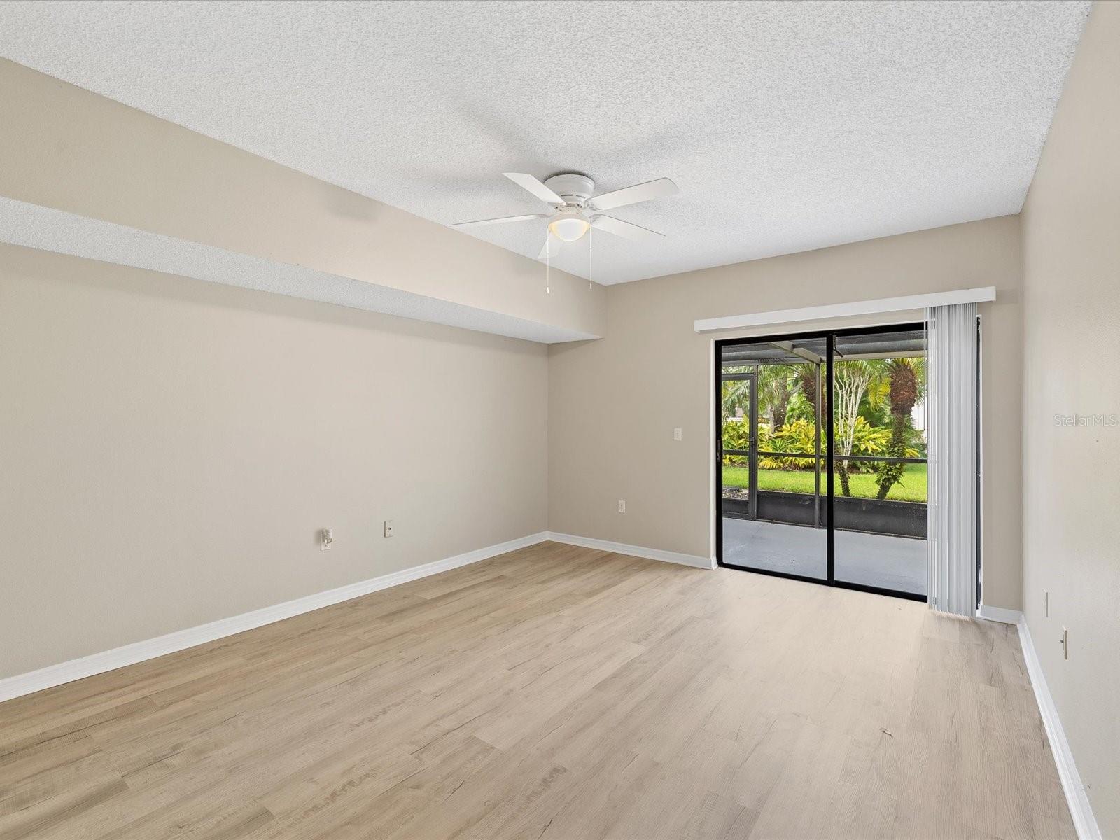 Fully Screened Porch Outside Second Bedroom