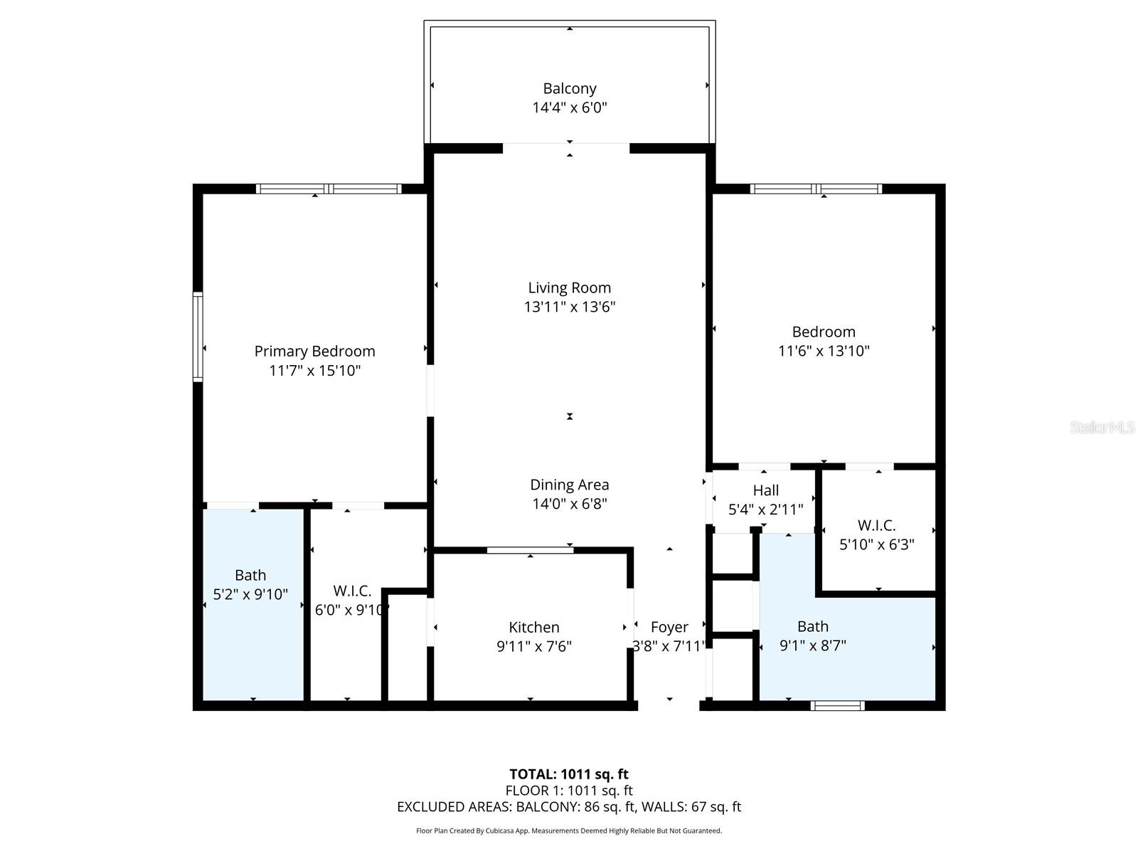 Unit 207 floor plan