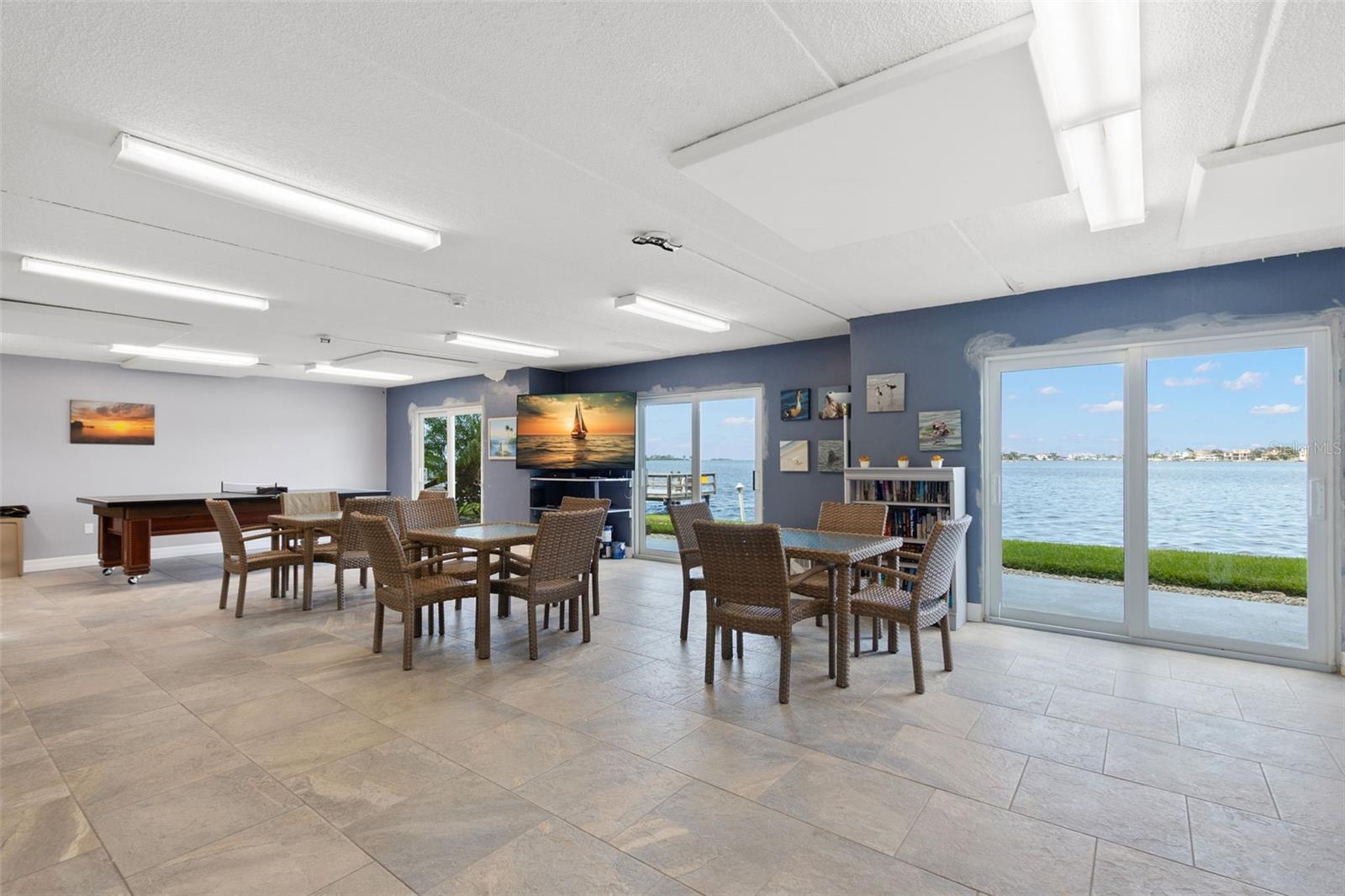 Community Room located on the water