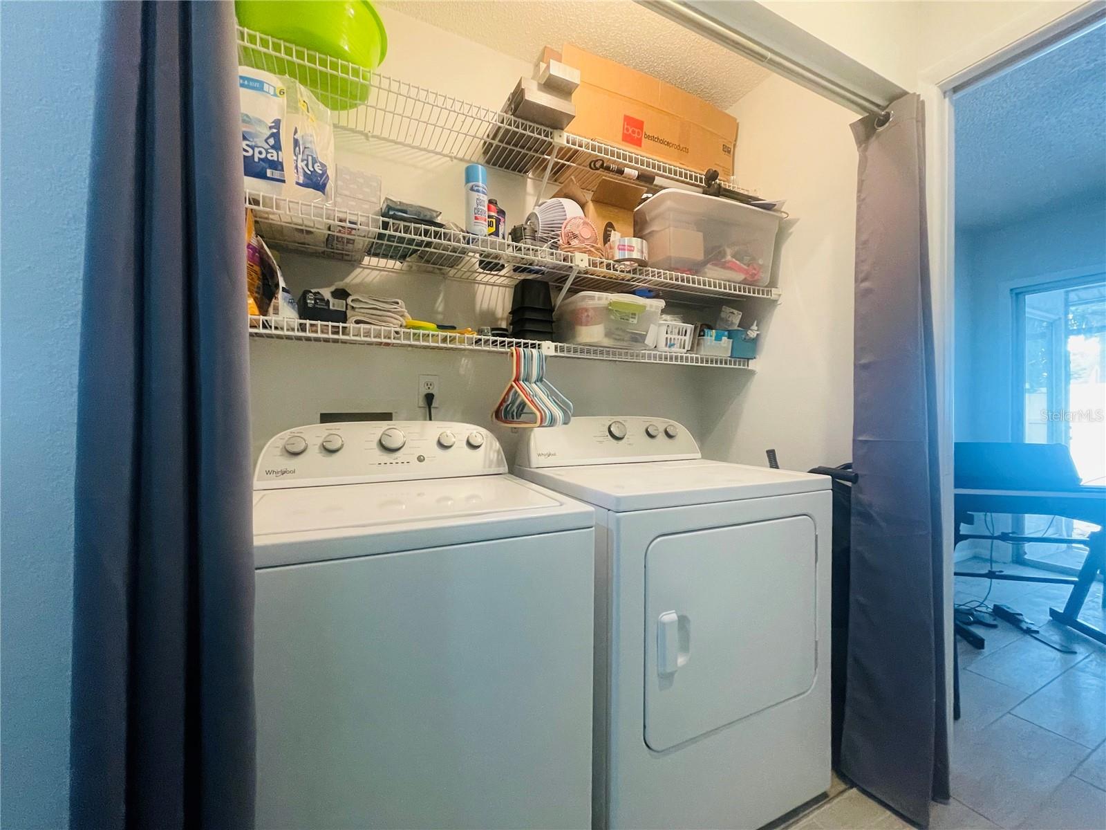 Laundry closet