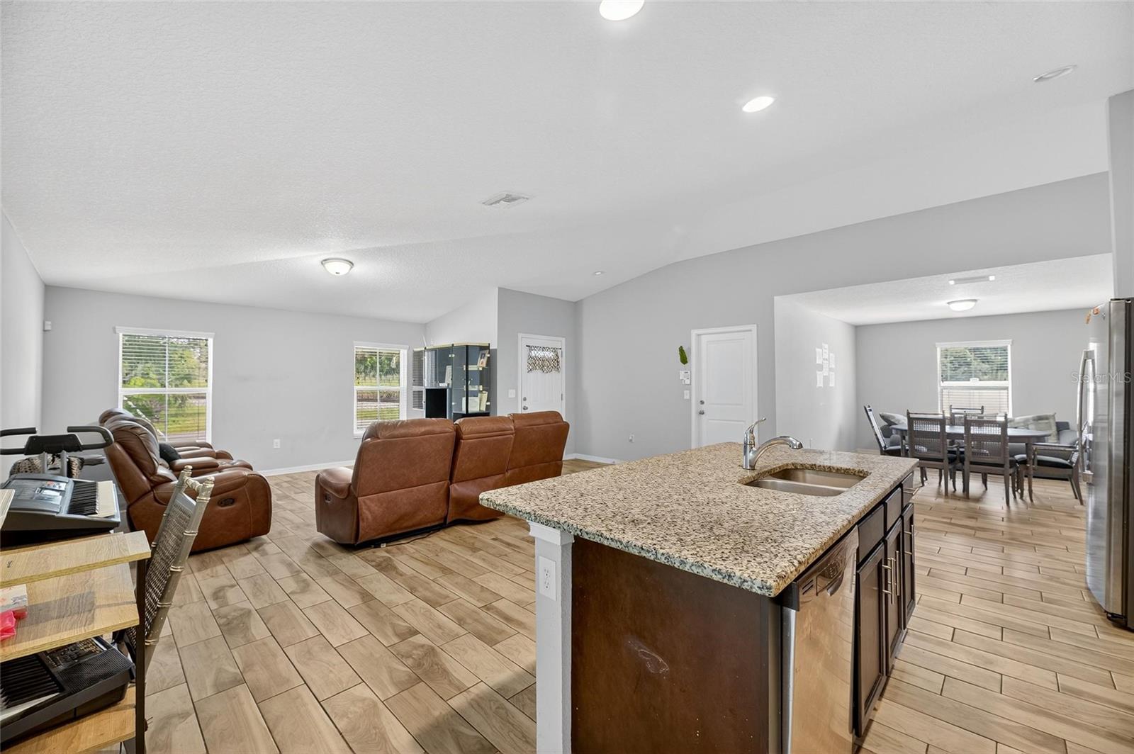 open floor plan