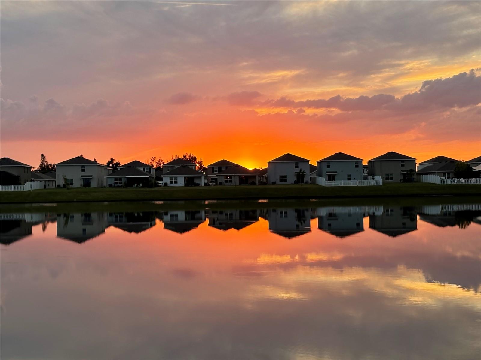 Water Front Sun Set View