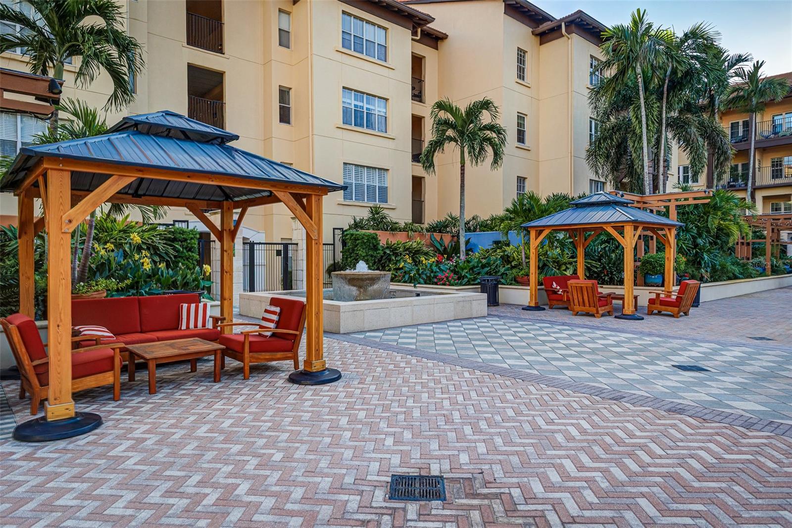 Cozy Shaded sitting areas