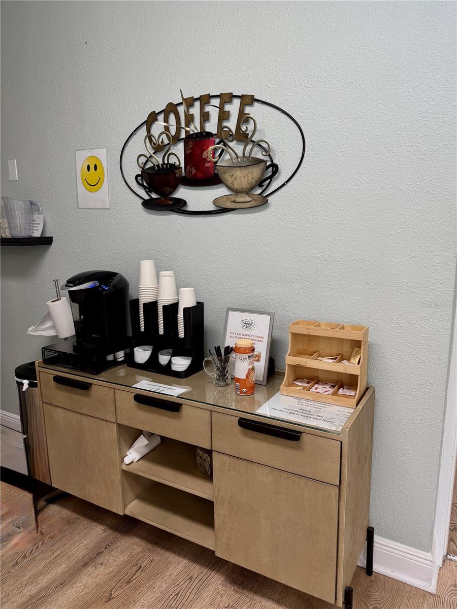 Coffee Bar in Clubhouse