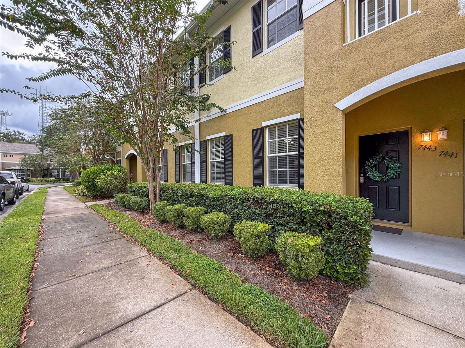 Front of Townhouse
