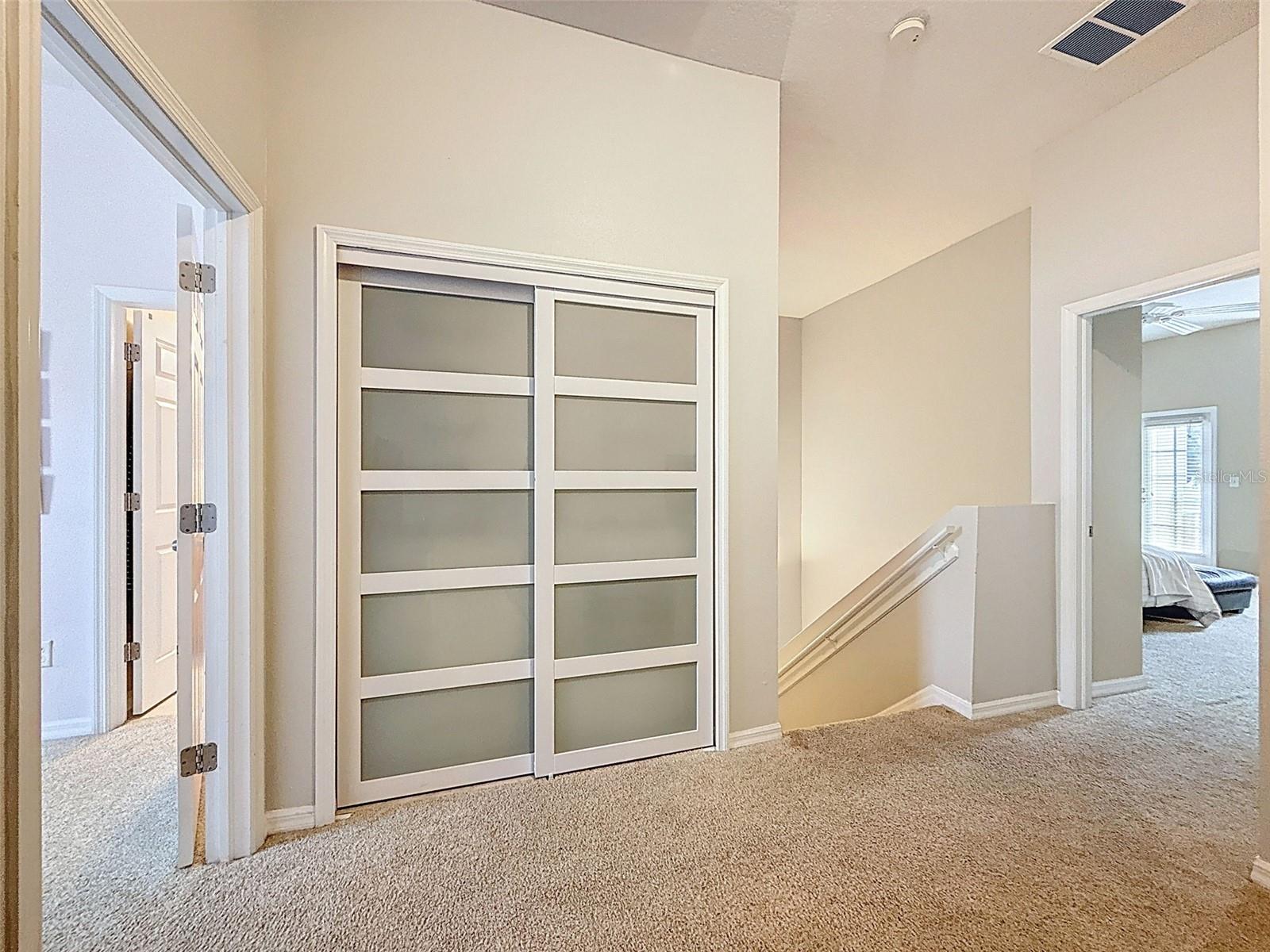 Washer and Dryer Upstairs