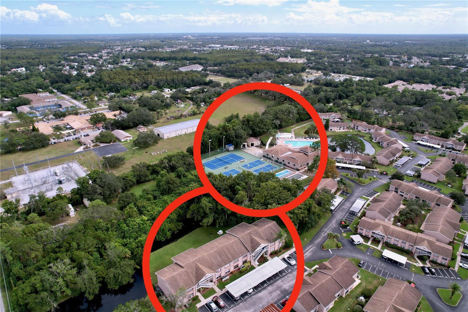 Condo location to Clubhouse and pool