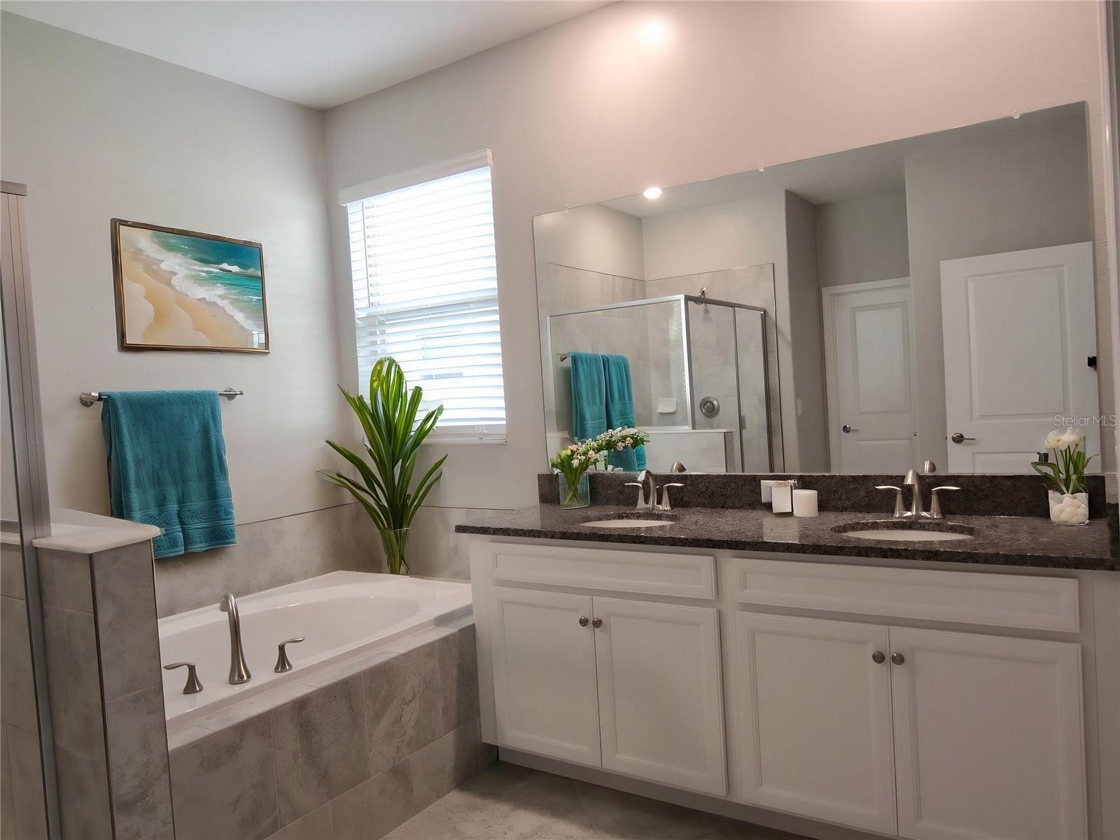 Master Bathroom Staged