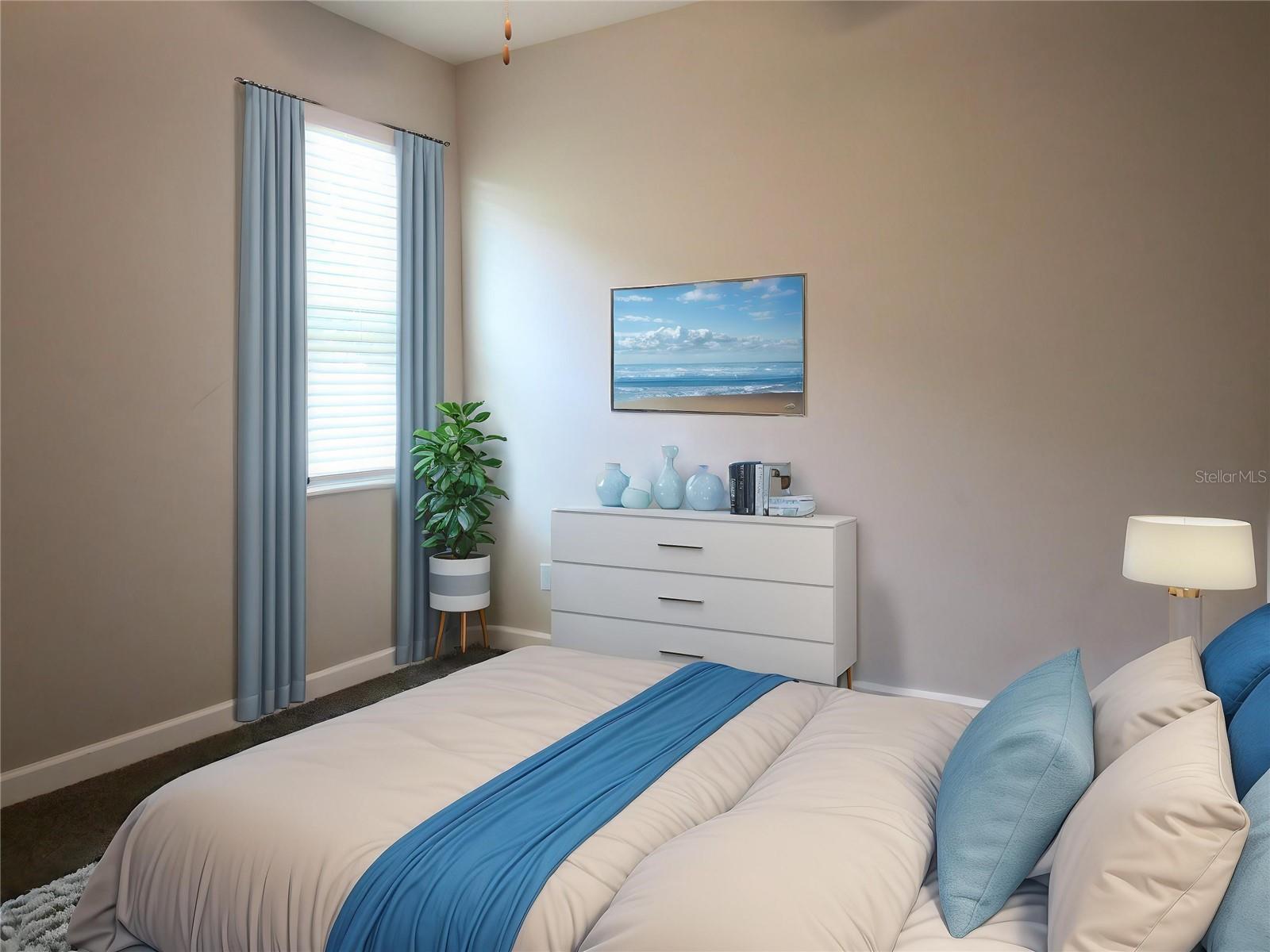 Bedroom #4 staged