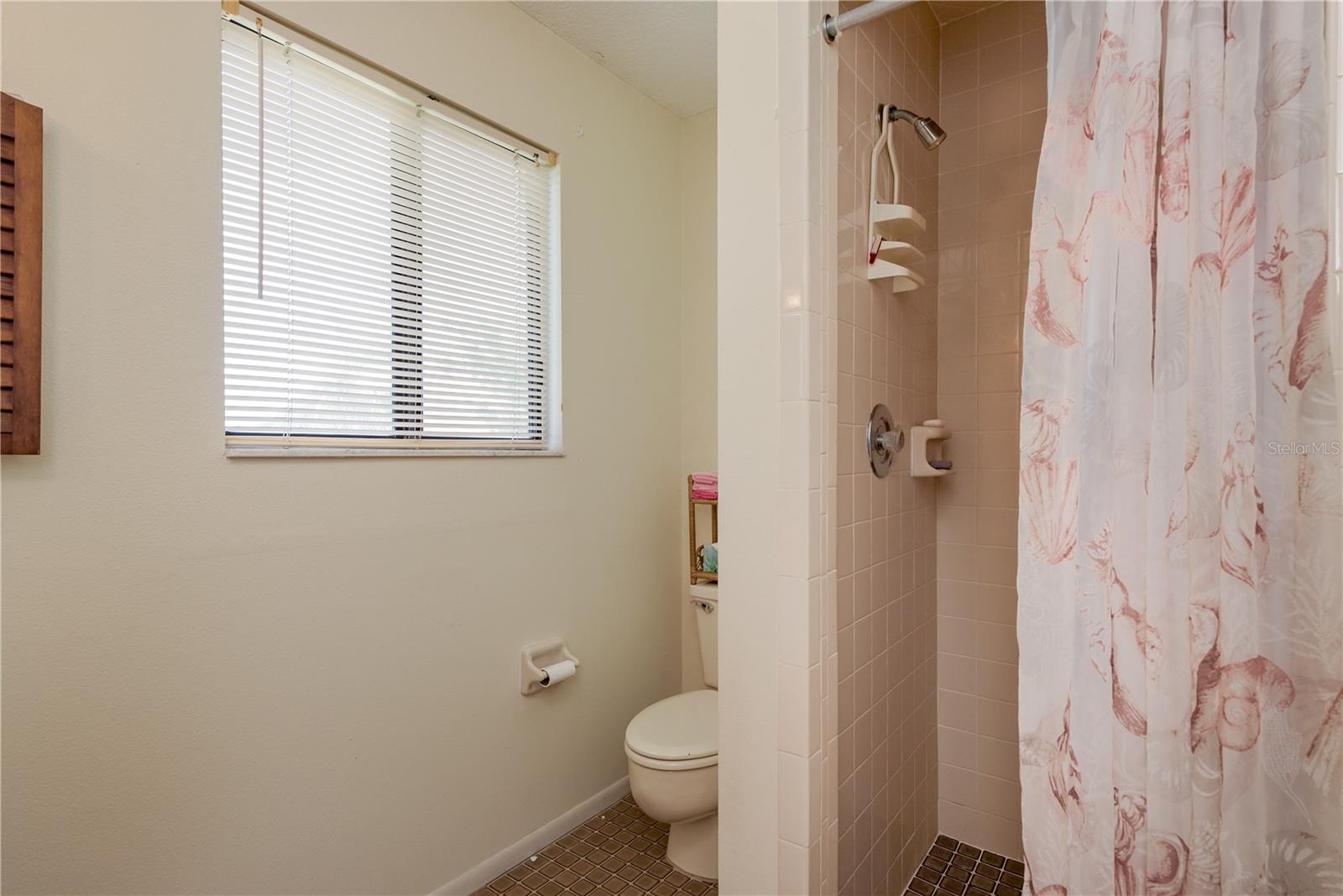 Primary Bathroom step in Shower