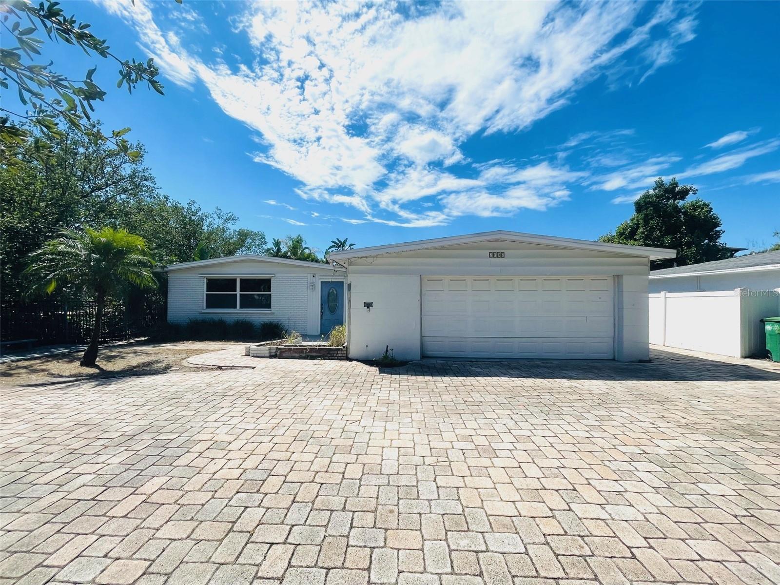 Front pavers/driveway