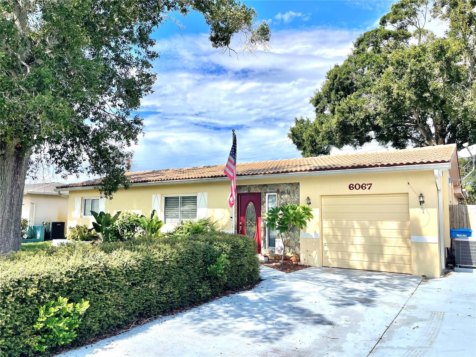 Large Concrete driveway
